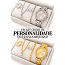 Kit 6 peças Quartzo - Aço Inoxidável + Brinde!